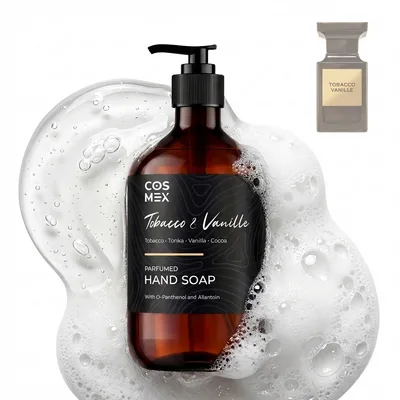 COSMEX NOIR жидкое мыло для рук парфюмированное Tobacco & Vanille 500 мл