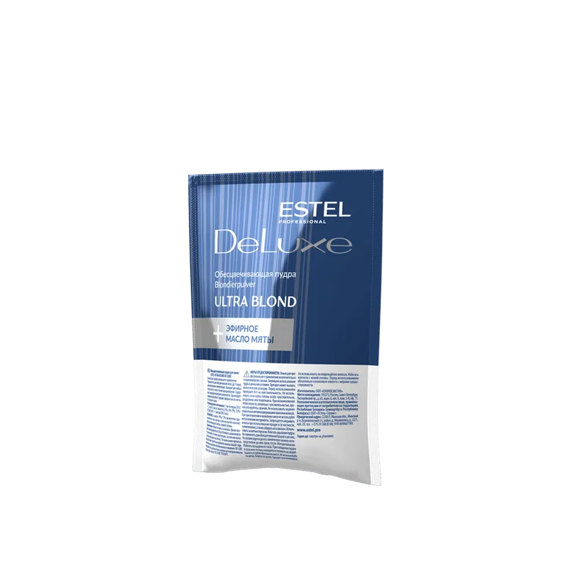 Estel Professional Обесцвечивающая пудра для волос DE LUXE ULTRA BLOND, 30 г