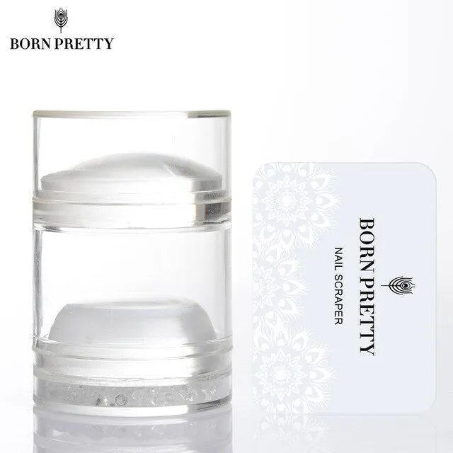 Штамп для стемпинга BORN PRETTY Dual XL Clear Jelly Stamper