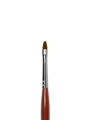 Кисть Roubloff GN33R №6 овальная из коричневой синтетики №6+