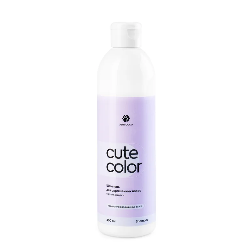 ADRICOCO Cute color Шампунь для окрашенных волос 400 мл.