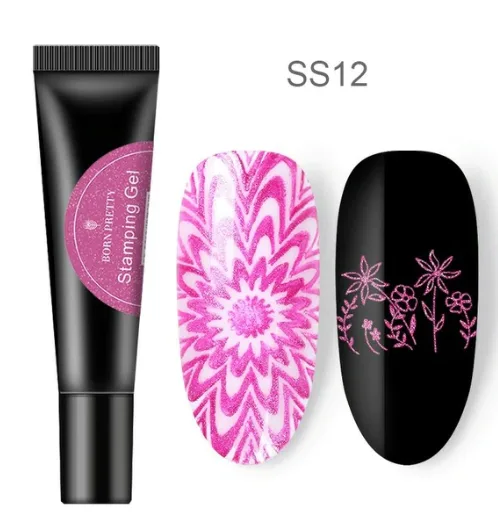 Гель для стемпинга BORN PRETTY BP-SS12 БЛЕСТКИ 8ml