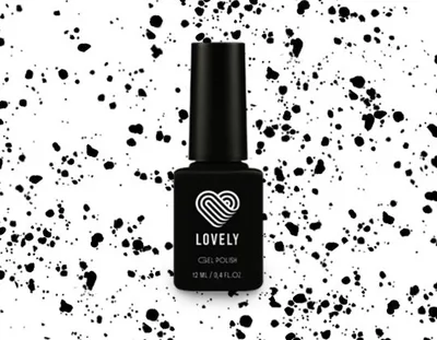 Матовый топ с черным вкраплением "Point" Lovely, 12ml