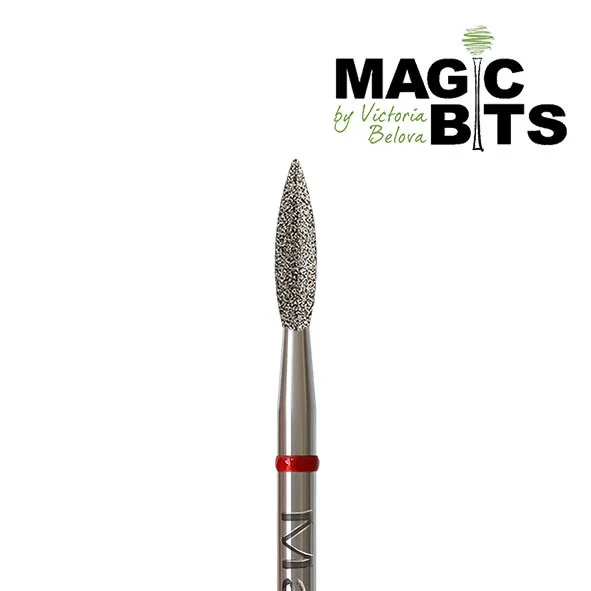 Magic bits алмазная фреза с натуральным напылением пламя 023 мягкая санкт-петербург