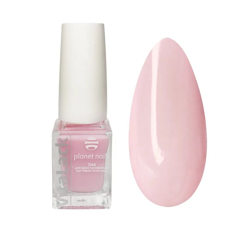 Planet Nails Лак-восстановитель для ногтей, VitaLack, розовый 03, 10 мл