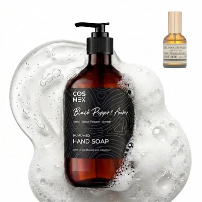 COSMEX NOIR жидкое мыло для рук парфюмированное 500 мл Black Pepper