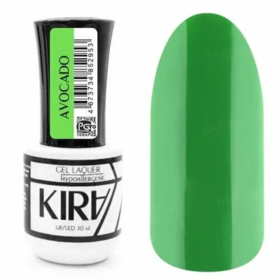 КИРА Гель-лак   AVOCADO  №004 10 мл.