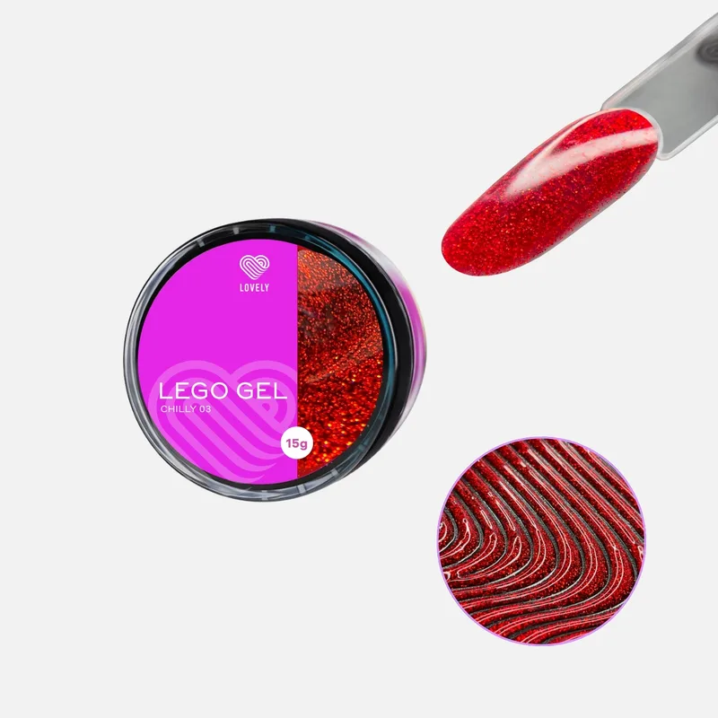 Гель для наращивания и укрепления Lovely, Lego Gel Chilly 03, 15 ml