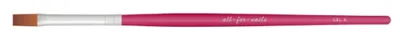 All-for-nails, Кисть для геля #06 прямая, 1 шт
