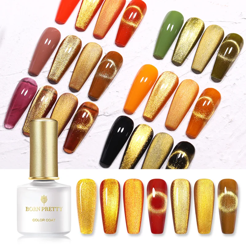Гель-лак Born Pretty Gold Snowlight Magnetic Gel 6 мл