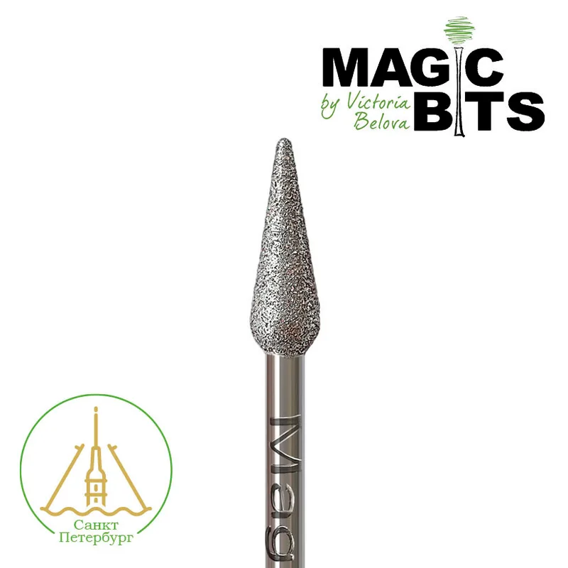 Magic bits гранатовая капля педикюрная средне-мягкого абразива (спб) средне-мягкий*