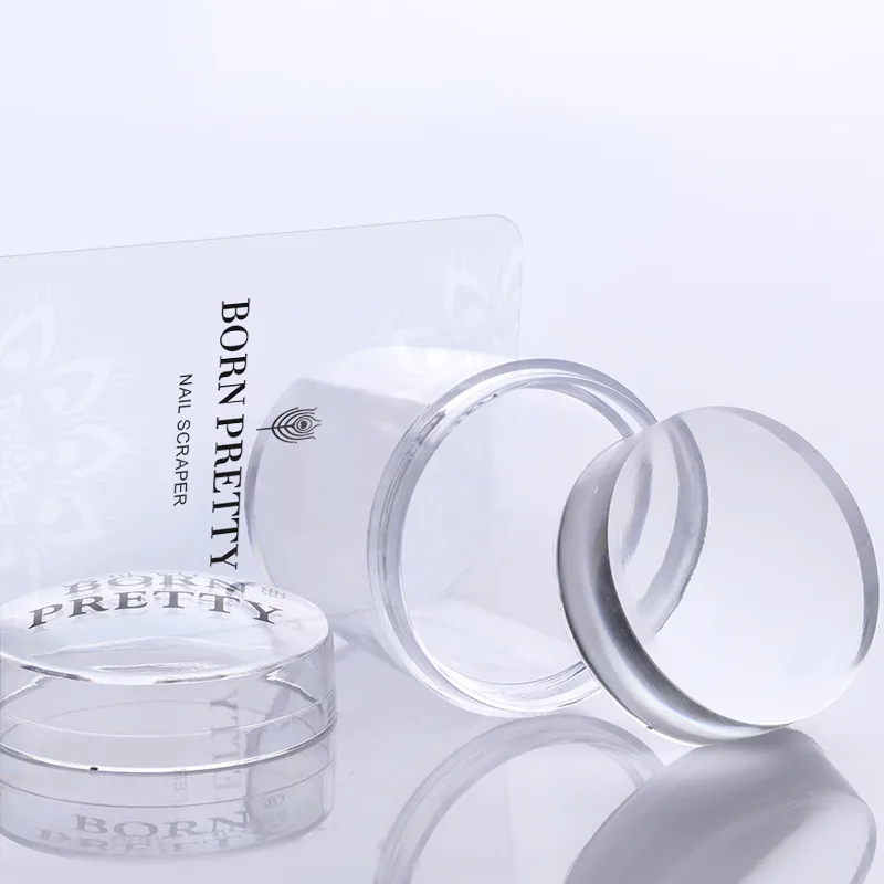 Штамп для стемпинга BORN PRETTY Clear Stamper with Cap