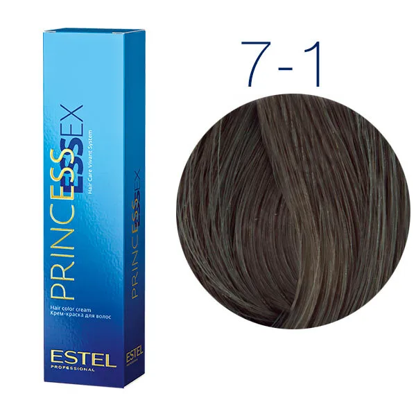 ESTEL PROFESSIONAL 7/1 Средне-русый пепельный Estel Princess Essex 60 мл