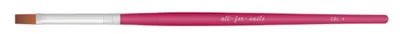 All-for-nails, Кисть для геля #04 прямая, 1 шт