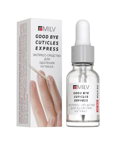 Кератогель MILV EXPRESS «GOOD BYE CUTICLES» 15 мл.