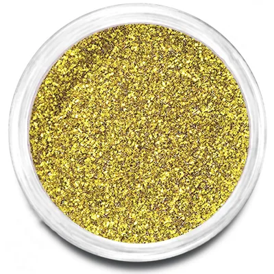 Глиттер АФН "Aluminum" Gold в банке BO03