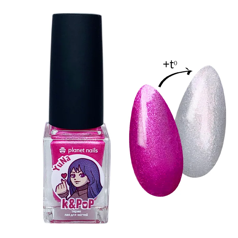 Planet Nails Лак для ногтей термо K&PoP YuNa (270) 10мл