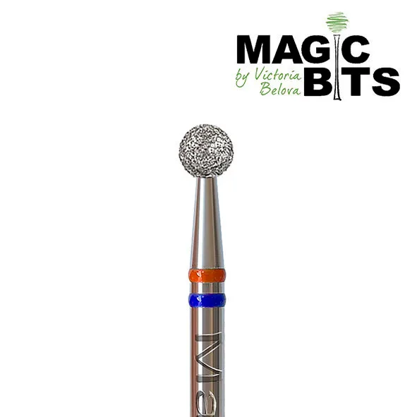 Magic bits алмазный шары средне-мягкого абразива 3,1 мм (натуральный алмаз) средне-мягкий