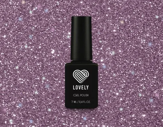 Гель-лак со светоотражающими частицами Lovely, коллекция "Jewel", оттенок радужного аметиста,7 ml