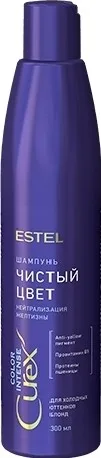 ESTEL PROFESSIONAL Curex Color Intense Серебристый шампунь оттеночный 300 мл*
