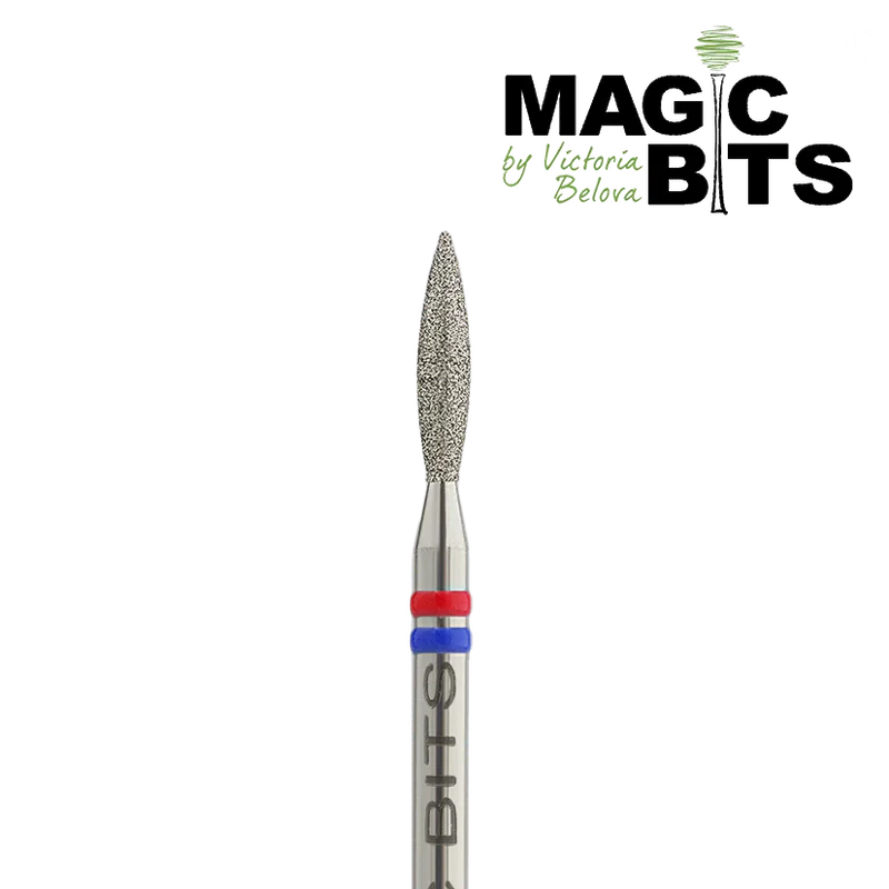 Magic bits алмазная фреза с натуральным напылением пламя 021 средне-мягкая санкт-петербург