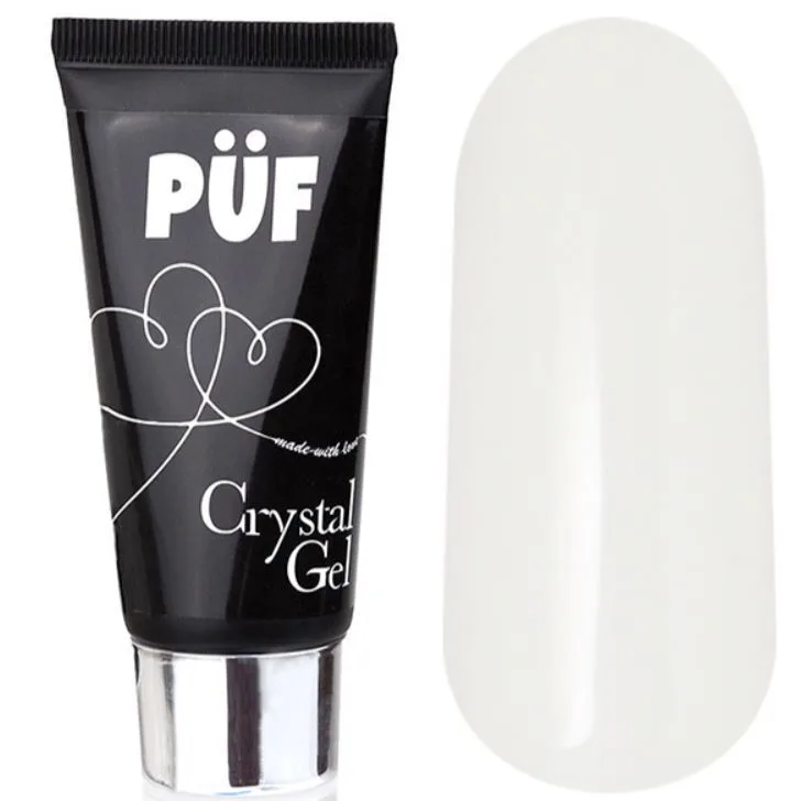 Полигель PUF #4 полупрозрачный белый 30g в тюбике