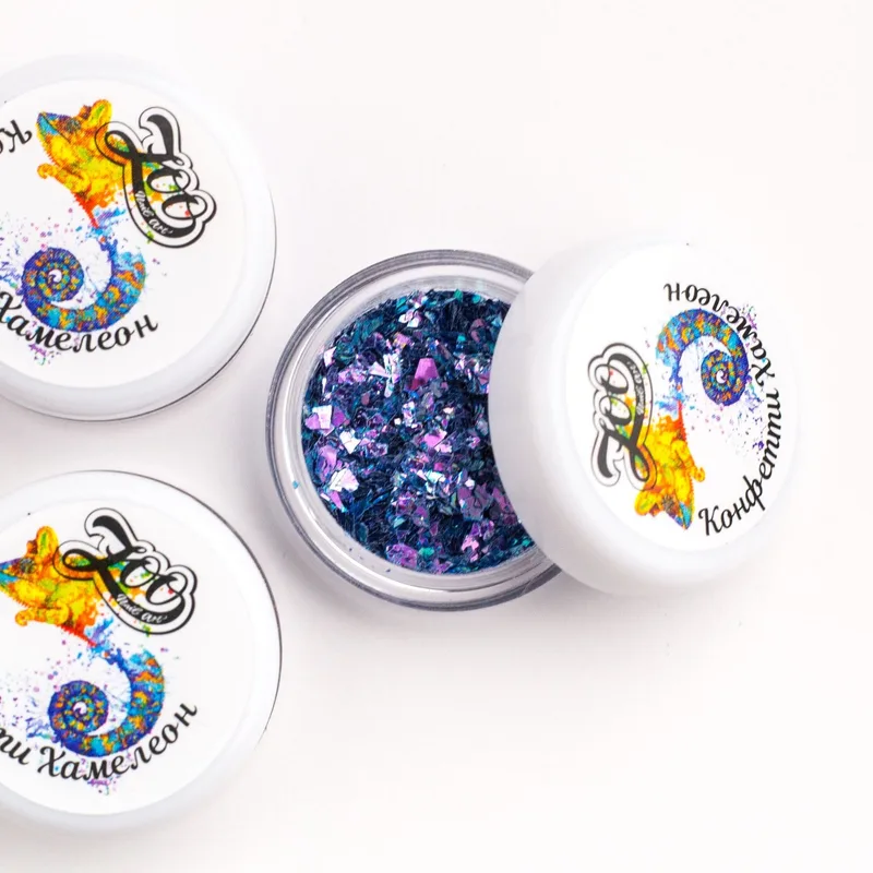 Zoo Nail Art Конфетти "Хамелеон" 1 г