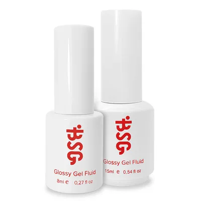 BSG glossy gel fluid - базовый гель для проблемных ногтей 20 мл