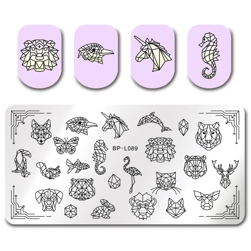 Пластина для стемпинга 12*6 см BORN PRETTY BP-L089