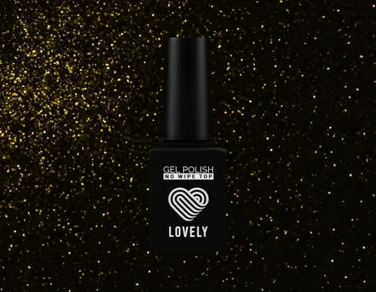 Топ без липкого слоя Lovely с золотым шиммером, 12ml