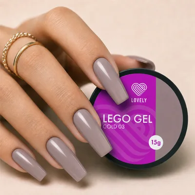 Гель для наращивания и укрепления Lovely, Lego Gel Cold 03, 15 ml