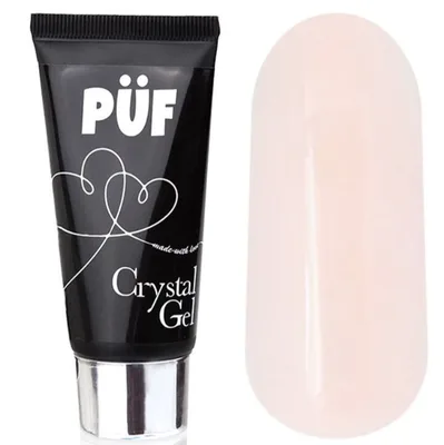 Полигель PUF #3 полупрозрачный розово-бежевый 30g в тюбике
