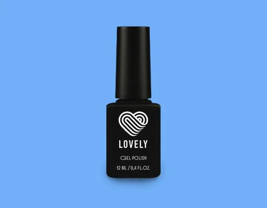 Жидкий полигель Lovely, Liquid Polygel, оттенок синий, 12 ml