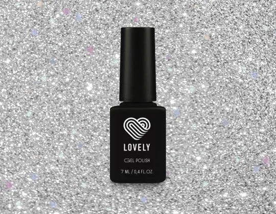 Гель-лак со светоотражающими частицами Lovely, коллекция "Jewel", оттенок лунного камня, 7 ml