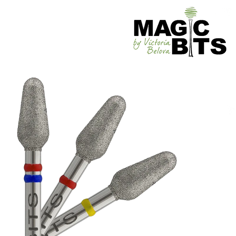 Magic bits алмазная фреза бутон с натуральным напылением 040 средне-мягкий санкт-петербург