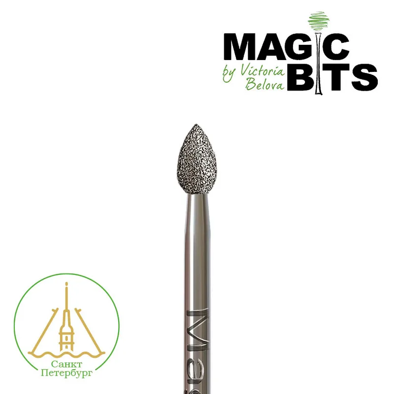 Magic bits гранатовая чечевица средне-мягкого абразива 2.9мм (спб)*