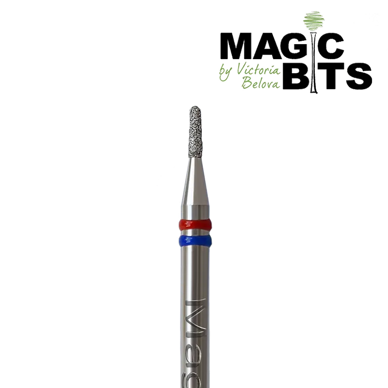 Magic bits алмазная фреза с натуральным напылением фиссура 012 средне-мягкая санкт-петербург*