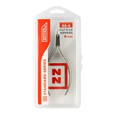 Nippon Nippers. Кусачки для кутикулы «Standard» NS-05-6 Двойная пружина. Ручная заточка.
