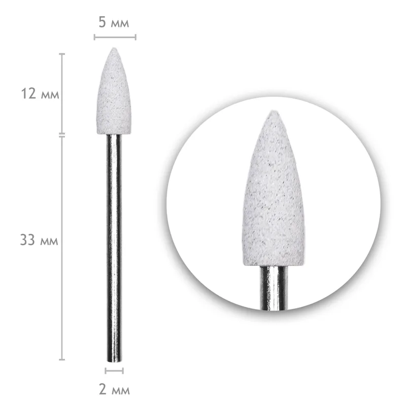 Насадка силиконовая 404/2 White 240 гритт