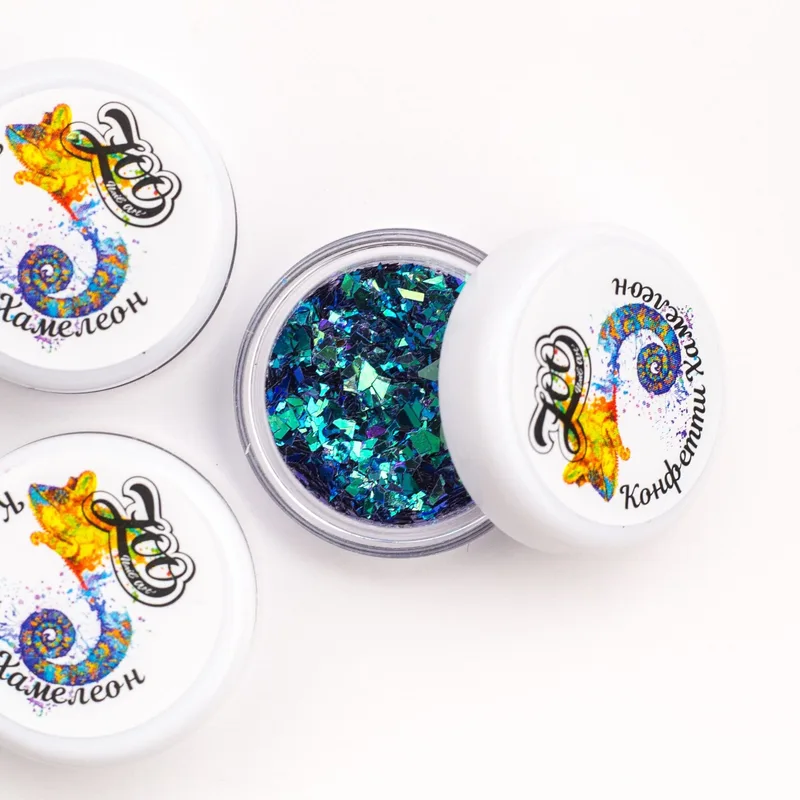 Zoo Nail Art Конфетти "Хамелеон" 1 г