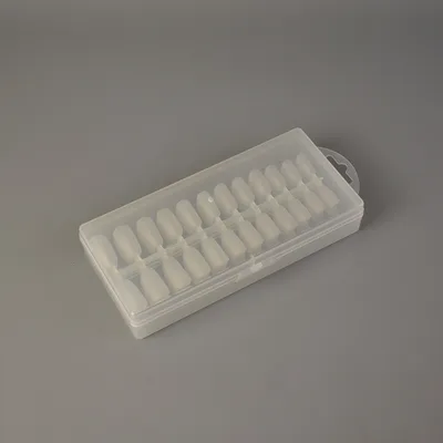 Типсы гелевые матовые 240 шт (Овал)